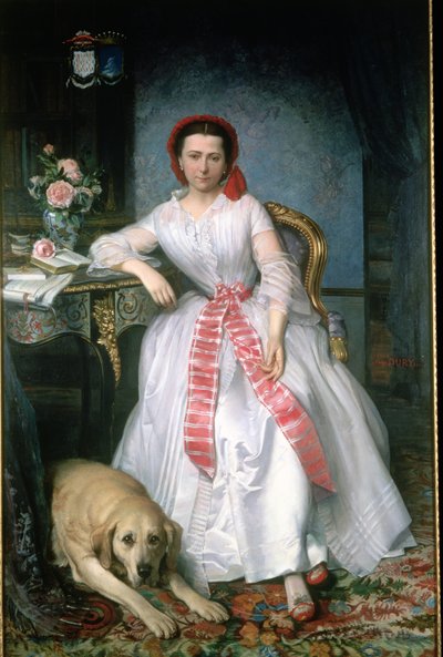 Josephine Bowes (1825-74) de Antoine or Tony Dury